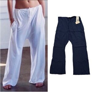 NWT REVOLVE Daydream Nation Couch Crasher Oversized Pants Cotton Black Size XS